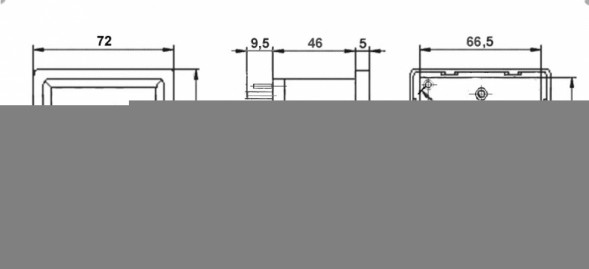 Амперметр 10А (72х72) Амперметр щитовой постоянного тока