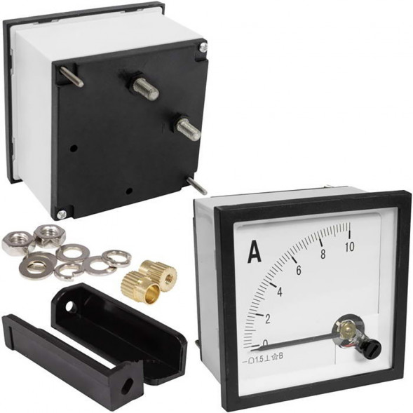 Амперметр 10А (72х72) Амперметр щитовой постоянного тока