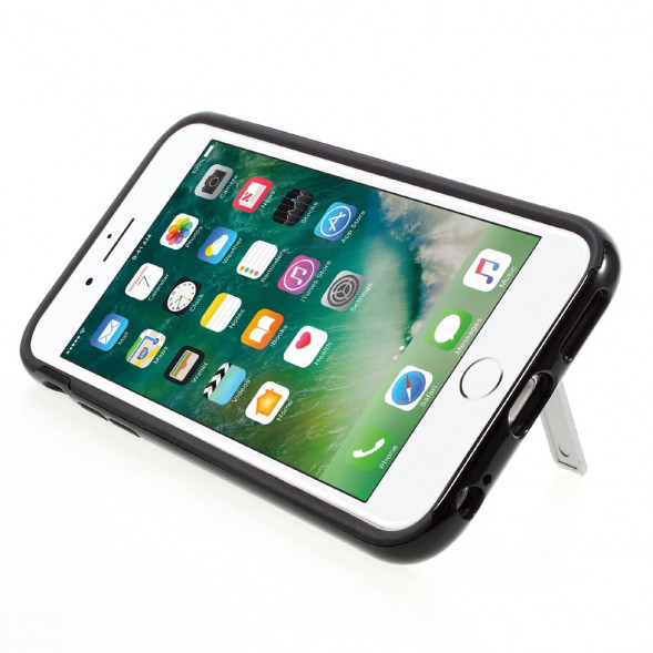 Гибридный чехол с подставкой для iPhone 6 / 6S (черный)