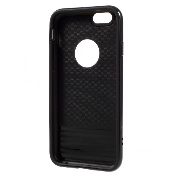 Гибридный чехол с подставкой для iPhone 6 / 6S (черный)