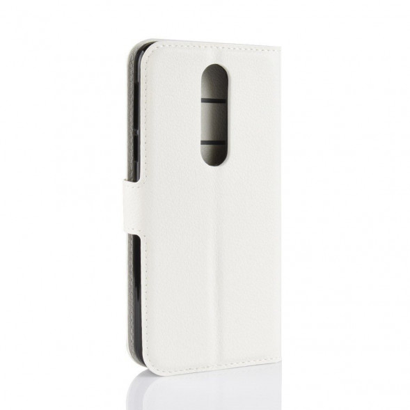 Чехол с визитницей для Nokia 7.1 (белый)