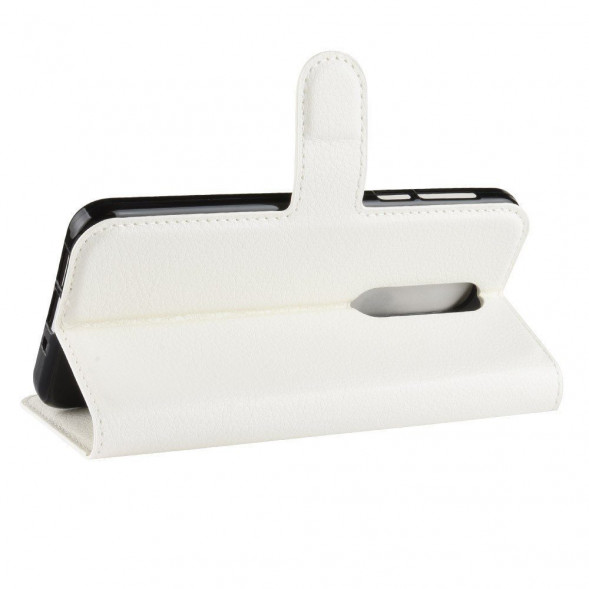 Чехол с визитницей для Nokia 7.1 (белый)