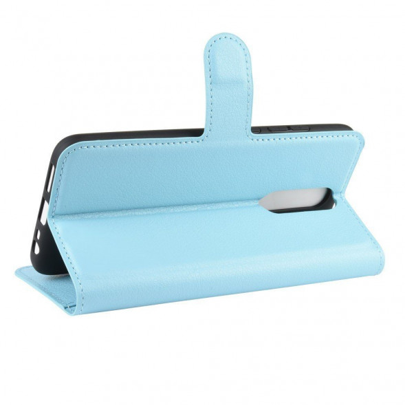 Чехол книжка для Xiaomi Redmi 8 (голубой)