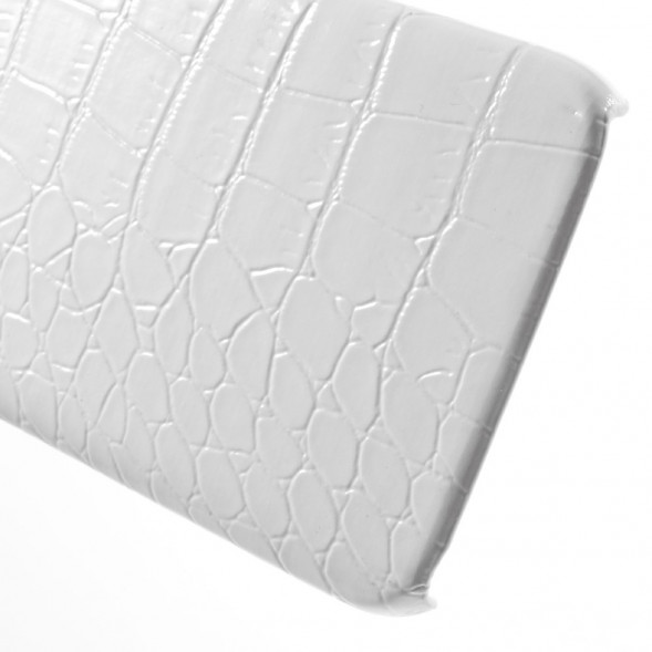 Чехол накладка под крокодиловую кожу для Samsung Galaxy S7 Edge G935 (Белый)