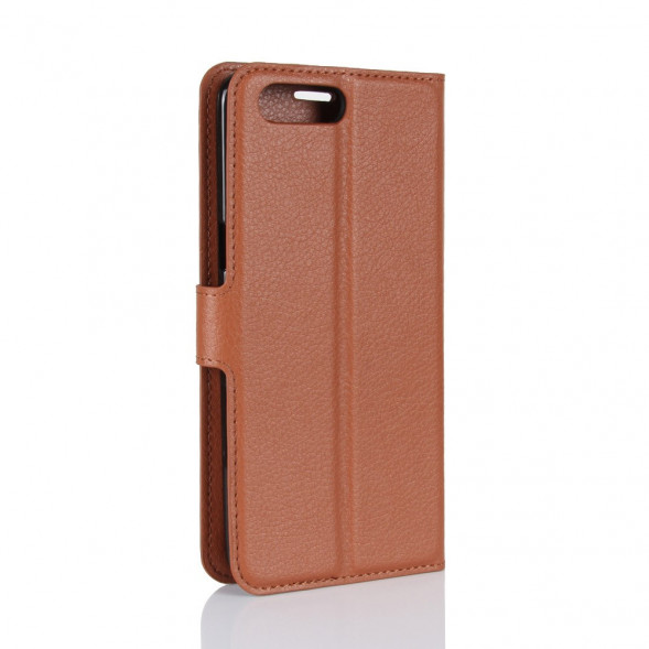 Чехол с визитницей для Asus ZenFone 4 ZE554KL (коричневый)