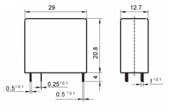 HK14FD-DC48V-SHG Реле электромагнитное
