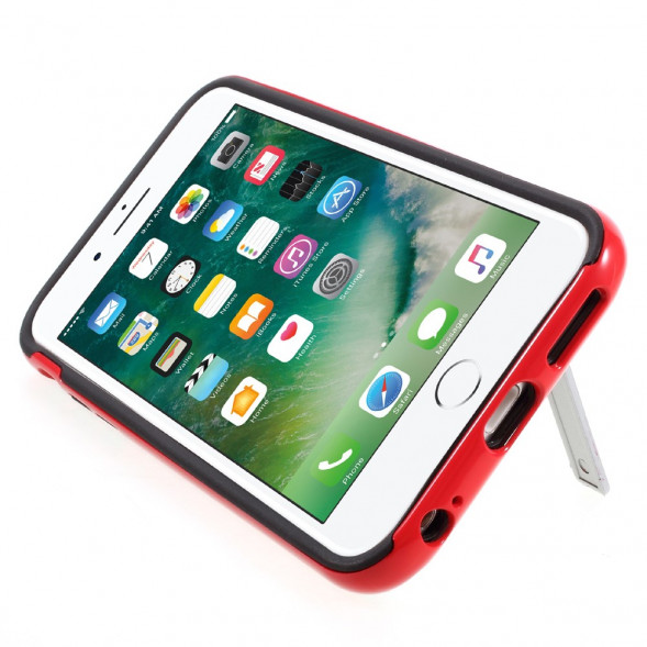 Гибридный чехол с подставкой для iPhone 6 / 6S (красный)