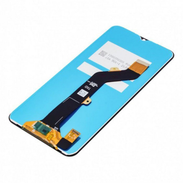 Дисплей для Tecno Spark 7 в сборе с тачскрином и сенсорным стеклом (Черный)