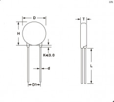 10K511 Варистор металлоксидный дисковый (10 штук)
