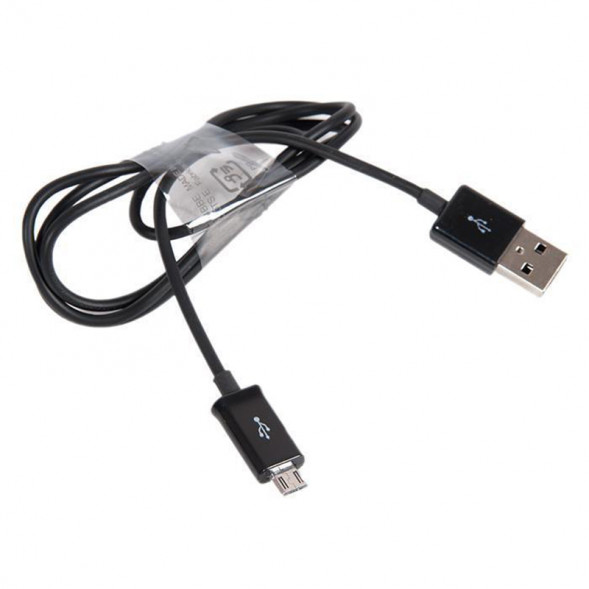 Кабель зарядки Micro USB 1 метр (черный)