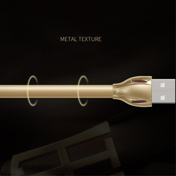 Кабель USB micro Remax Laser для смартфонов (Золотистый)