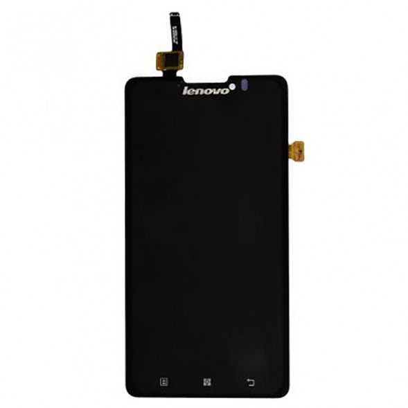 Дисплей для Lenovo P780 в сборе с тачскрином (Черный)