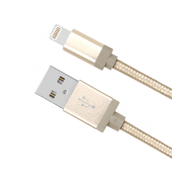 Плетенный кабель зарядки для Apple iPhone, iPad, iPod