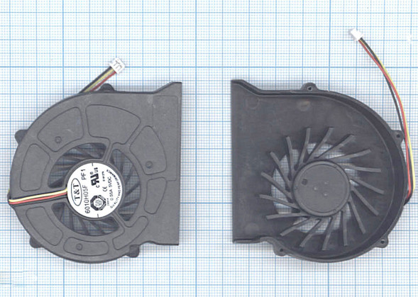 Вентилятор (кулер) для ноутбука MSI CR400 CR600 CX420 CX600 GE600 GX400 EX620 EX630 VX600 VER-1