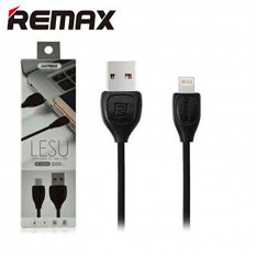 Кабель зарядки iPhone, iPad 8 pin Remax Lesu RC-050i 1.0м (черный)