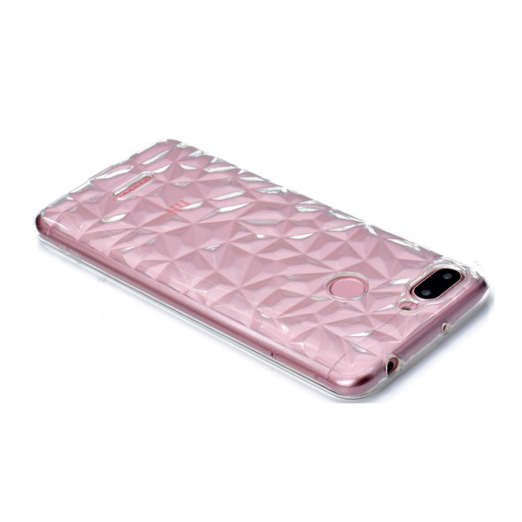 Чехол силиконовый для Xiaomi Redmi 6 с узорами (прозрачный)