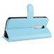Чехол с визитницей для Nokia 7.1 (голубой)