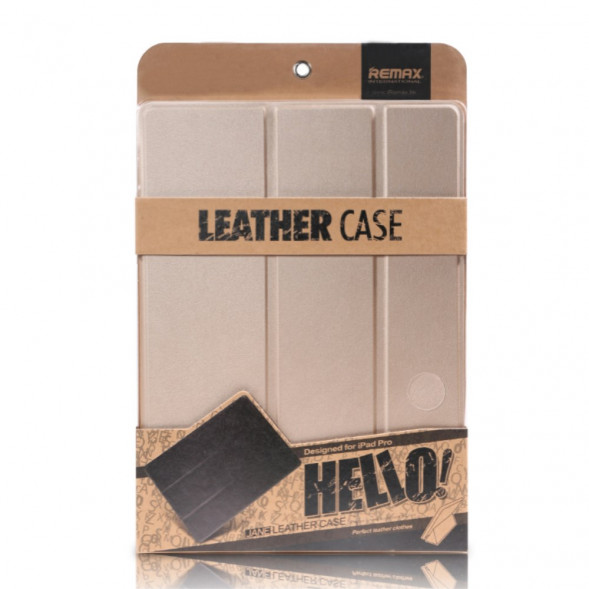Чехол книжка Remax с функцией Smart Case для iPad Pro (Золотистый)