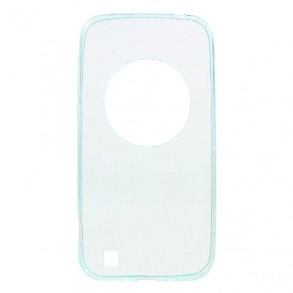 TPU Чехол накладка для Asus Zenfone Zoom ZX551ML, ZX550ML (Голубой)