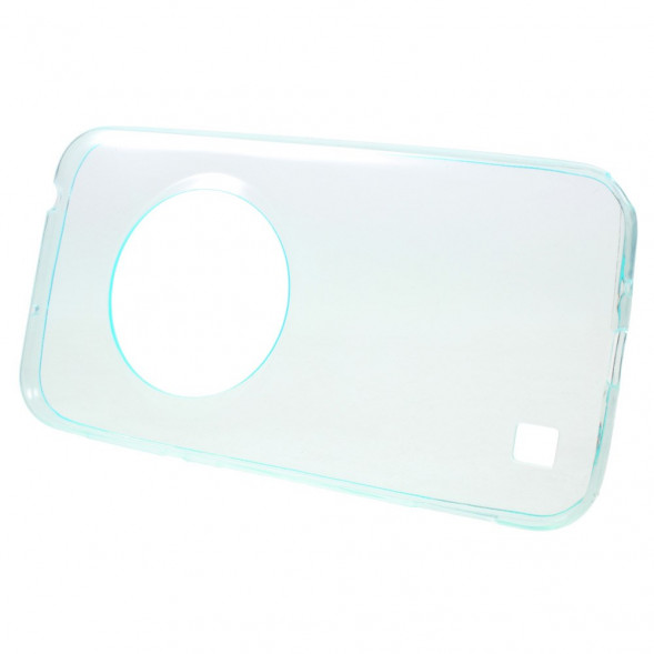 TPU Чехол накладка для Asus Zenfone Zoom ZX551ML, ZX550ML (Голубой)