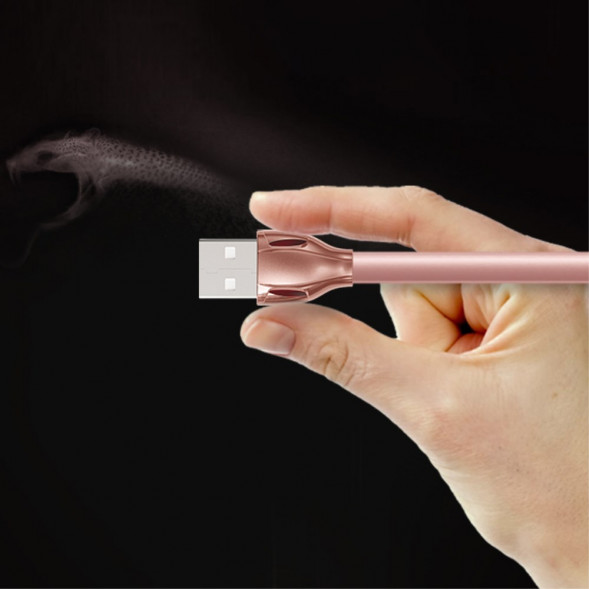 Кабель USB micro Remax Laser для смартфонов (Розовое золото)