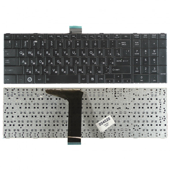Клавиатура для ноутбука Toshiba C850 C870 C875 (черная) 004020