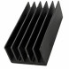 BLA068-50 Радиатор ребристый (черный)