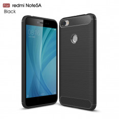 Чехол Carbon Fiber для Xiaomi Redmi Note 5A (черный)