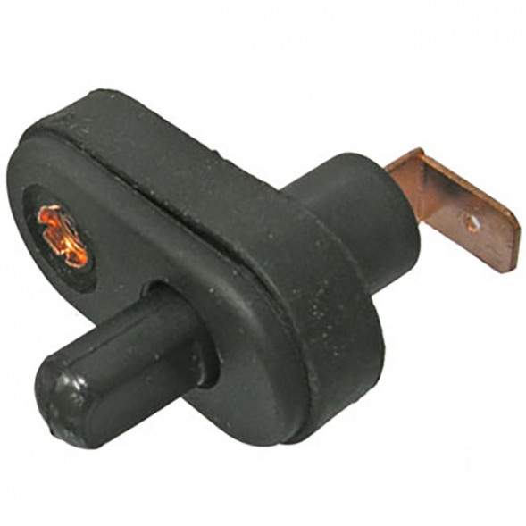 ASW-18 Переключатель кнопочный (черный)