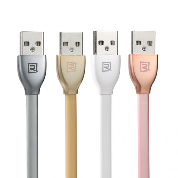 Кабель USB micro Remax Laser для смартфонов (Серебристый)