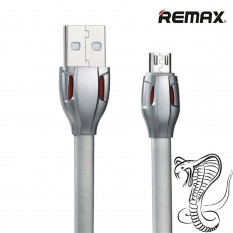 Кабель USB micro Remax Laser для смартфонов (Серебристый)