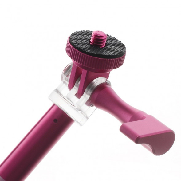 Алюминиевый мини монопод Neopine для GoPro Action Camera (СС-3) (Розовая)