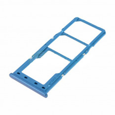 Лоток SIM для Samsung A022G Galaxy A02 (синий)