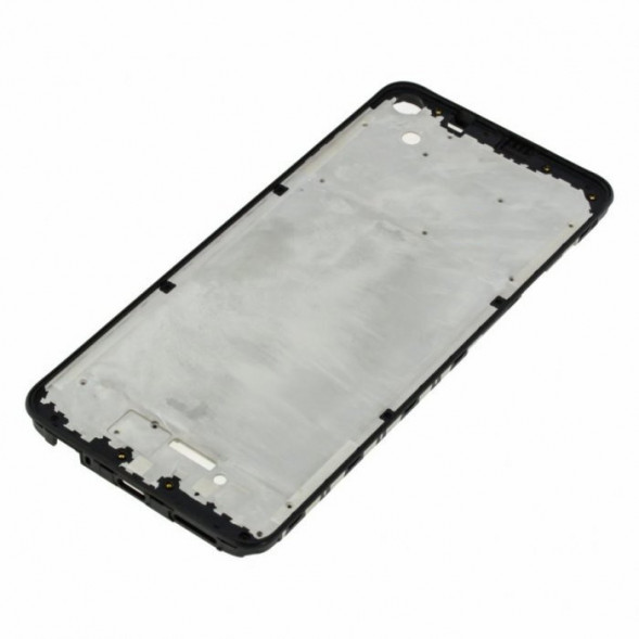 Рамка дисплея для Xiaomi Redmi Note 9 (Черный) средняя часть