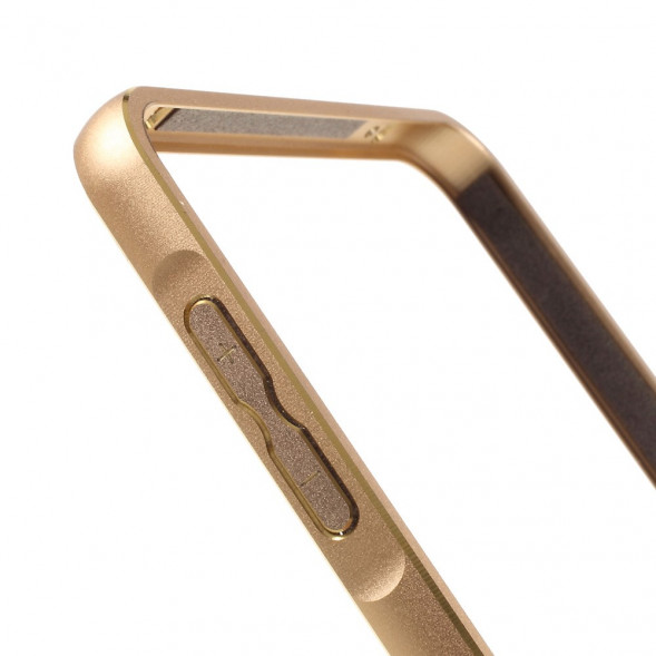 Алюминиевый бампер для Samsung Galaxy A9 (2016) (Золотистый)