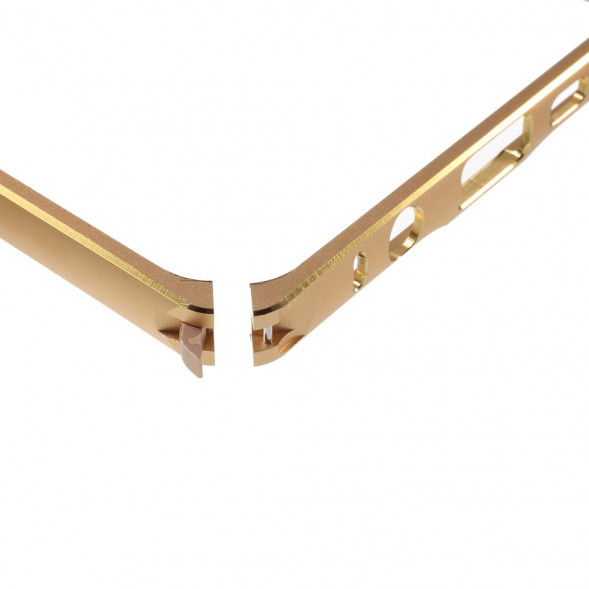 Алюминиевый бампер для Samsung Galaxy A9 (2016) (Золотистый)