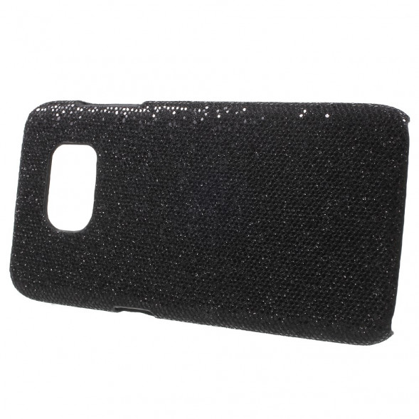 Чехол накладка с блеском для Samsung Galaxy S7 Edge G935 (Черный)