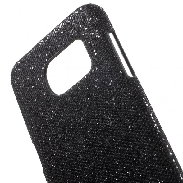 Чехол накладка с блеском для Samsung Galaxy S7 Edge G935 (Черный)