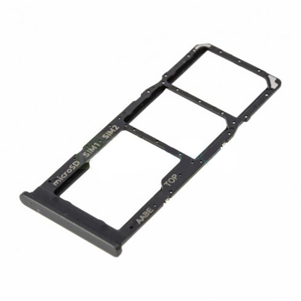 Лоток SIM для Samsung A022G Galaxy A02 (черный)