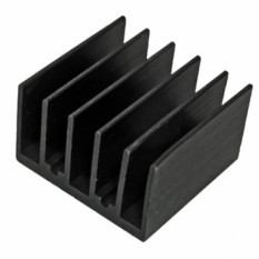 BLA068-25 Радиатор ребристый (черный)