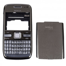 Корпус для Nokia E72 с клавиатурой (серый)