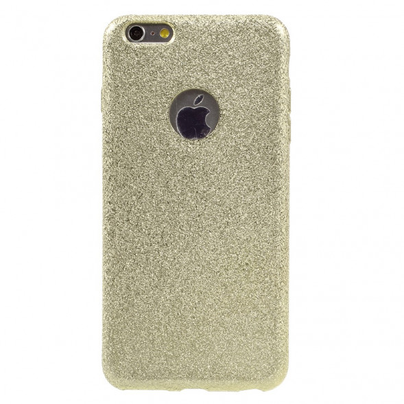 Песчаный чехол накладка для iPhone 6 / 6S (золото)