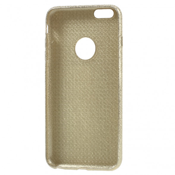 Песчаный чехол накладка для iPhone 6 / 6S (золото)