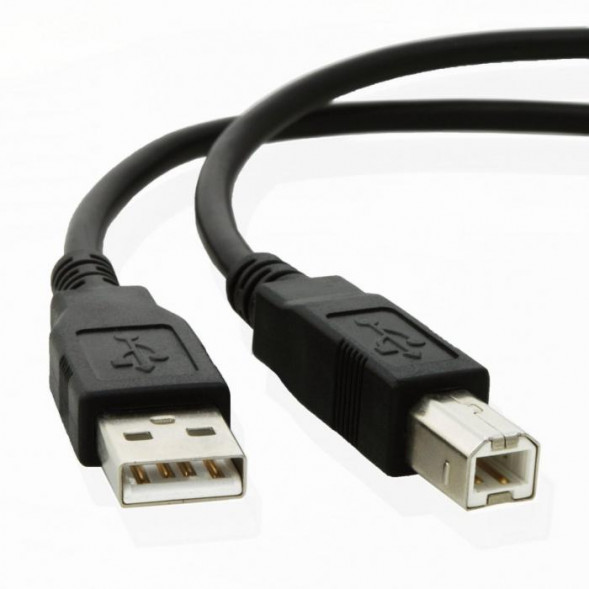 Кабель USB - USB B Oxion для принтера 3.0 m (черный)