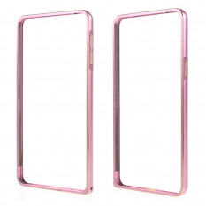 Алюминиевый бампер для Samsung Galaxy A9 (2016) (Розовый)
