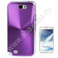 Чехол накладка CD lines для Samsung Galaxy Note 2 N7100 (Фиолетовый)