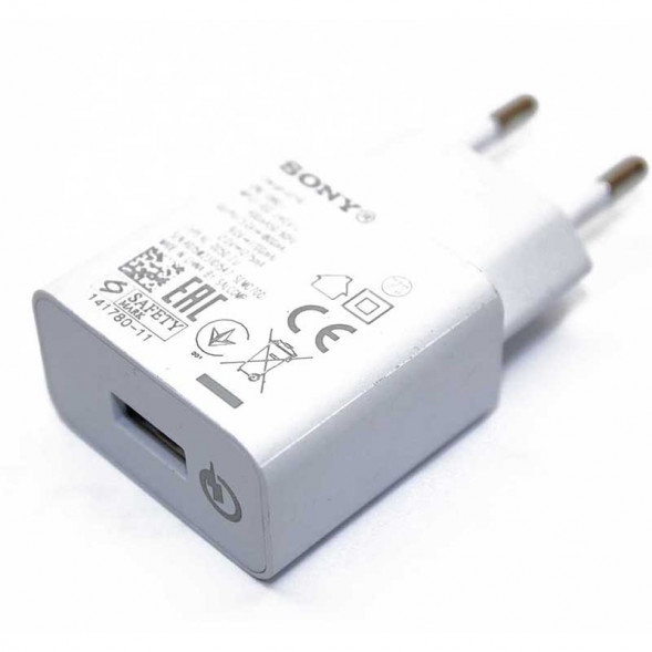 Зарядное Sony 5V 1A USB выход (белый)
