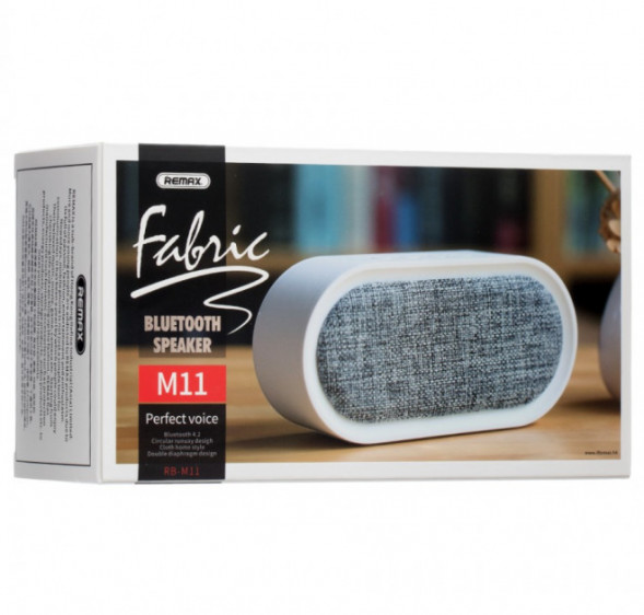 Колонка портативная Remax RB-M11 Bluetooth, USB, microSD (белый)