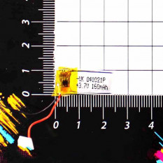 24X10X4mm 3.7V 160mAh Литий-полимерный аккумулятор