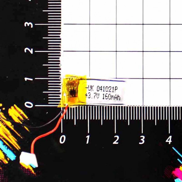 24X10X4mm 3.7V 160mAh Литий-полимерный аккумулятор